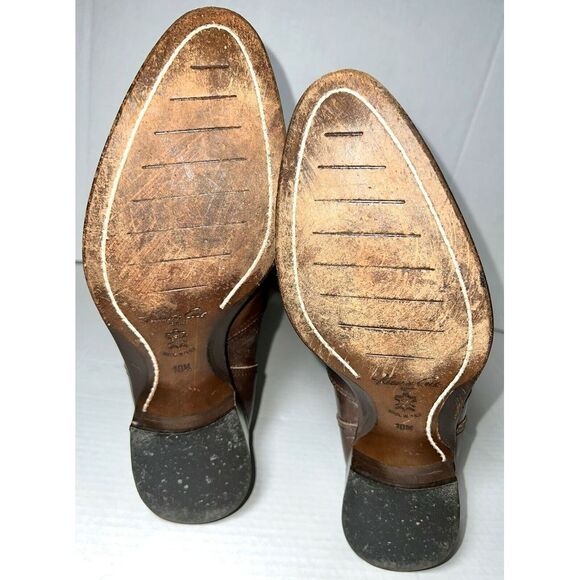 Kenneth Cole NY Brown Leather Equestrian Riding Ride Seek Boots Shoes Women 10 M - Picture 7 of 8